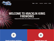 Tablet Screenshot of kracklinkirks.com